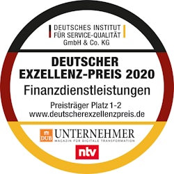 Wir sind Testsieger im Test der Euro am Sonntag gemeinsam mit dem DKI: Beste Unternehmensfinanzierung